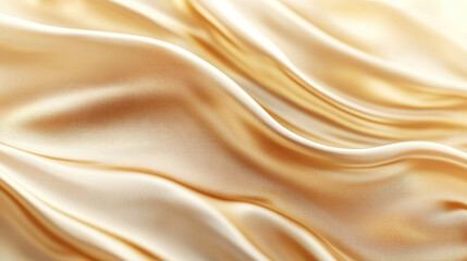 Obraz premium Golden liquid waves on a shiny abstract background