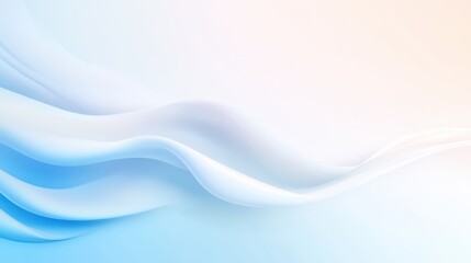 Fototapeta premium Soft light blue and white gradient background, blending colors smoothly for a calm and minimalist design.