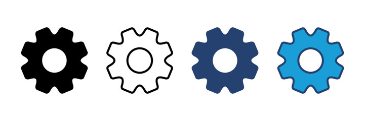 setting Icon Vector. Cog settings Icon Symbol