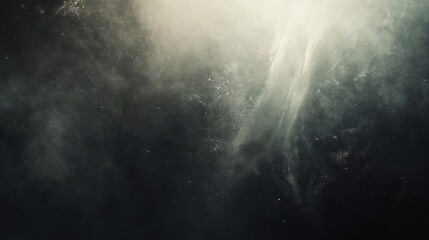 Fototapeta premium A Dark Background with Light Dust Particles and Haze