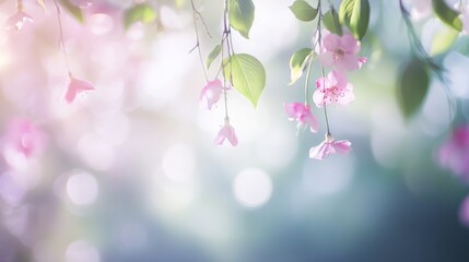 Pink Blossoms in Soft Light