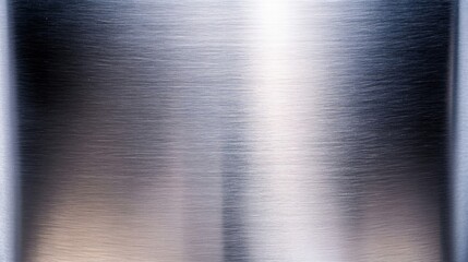 Brushed Metal Surface with Light Reflection