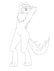 Illustration of furry character