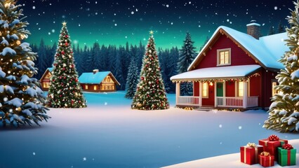 Obraz premium Christmas background ipad