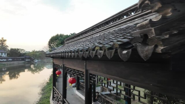 private garden with jiangnan style,named zhanyuan,in zhongshan,guangdong