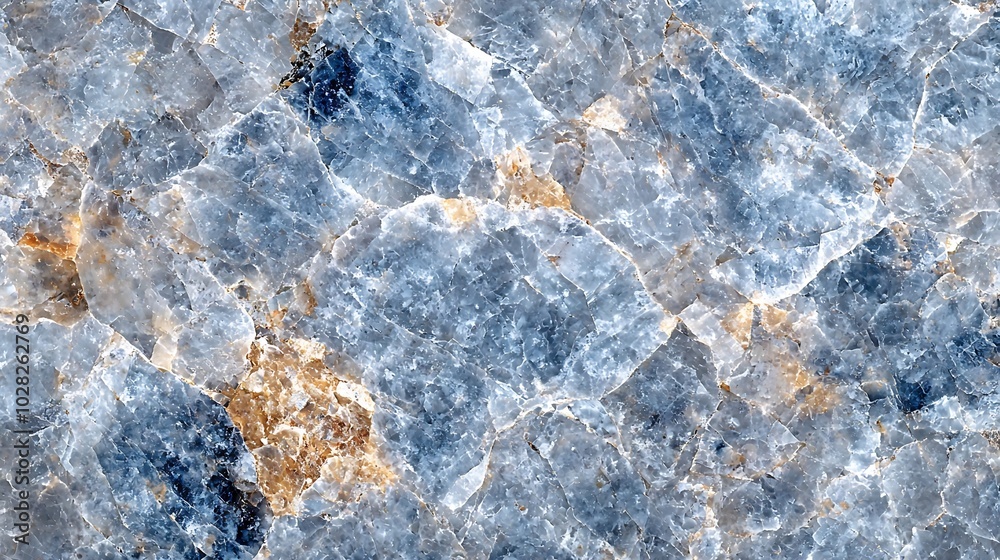Poster Marble stone background pattern with high resolution Top view Copy space : Generative AI