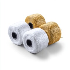 Synthetic Fiber Rolls on Display for Textile Industry