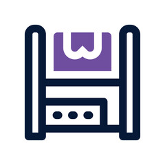 product shelf icon. vector dual tone icon for your website, mobile, presentation, and logo design.