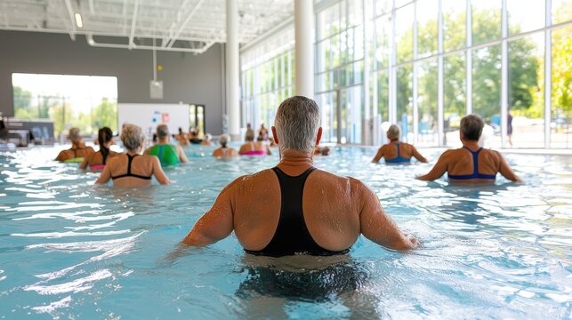 Lively Water Exercise Class for Seniors
