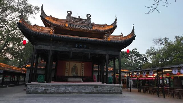 private garden with jiangnan style,named zhanyuan,in zhongshan,guangdong