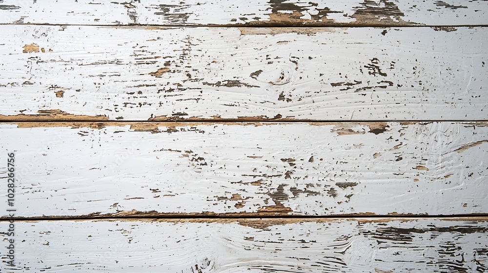 Aufkleber white wooden background with high resolution copy space top view : generative ai