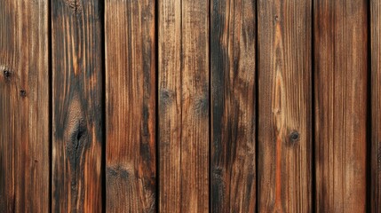 Naklejka premium Weathered Brown Wooden Planks Background