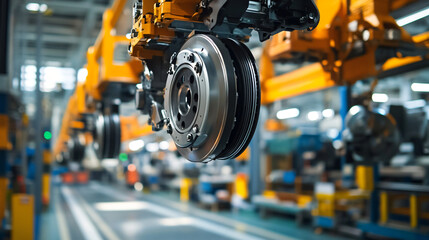 Fototapeta premium A facility specializing in the design and manufacture of automotive lighting systems.