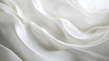 Obraz premium Abstract White Fabric