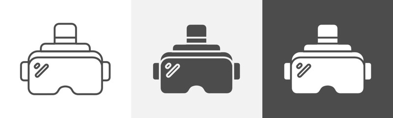 vr icon Isolated vector art