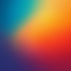 Fototapeta premium Colorful gradient background with a noisy, grainy effect, featuring vivid hues, great for abstract and artistic designs.