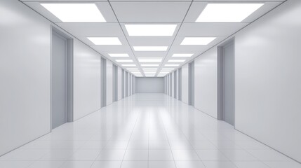 A Long White Corridor