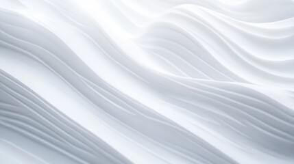 Fototapeta premium Abstract White Wavy Texture