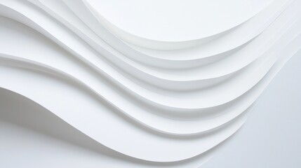 Abstract White Paper Waves