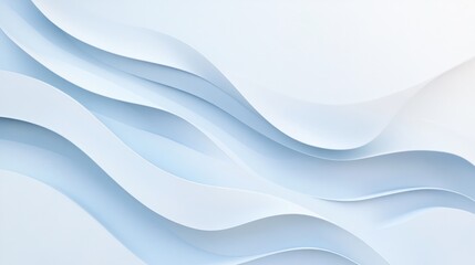 Obraz premium Abstract Blue and White Wavy Pattern