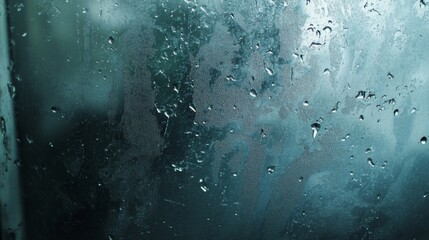 Fototapeta premium Condensation on a Window Pane