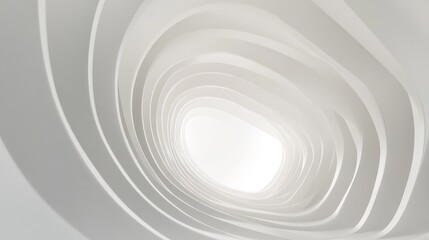 Obraz premium Abstract Architecture in White