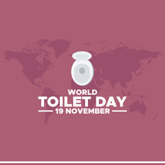 World Toilet Day. Toilet day creative concept. vector illustration world toilet day. World Toilet Day held on 19 November. banner, ads, poster design