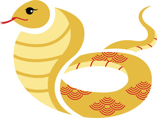 Snake, cartoon, illustration