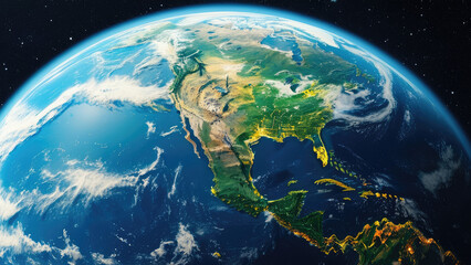 Earthrise Over the Moon: A View from Space