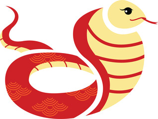 Snake, cartoon, illustration