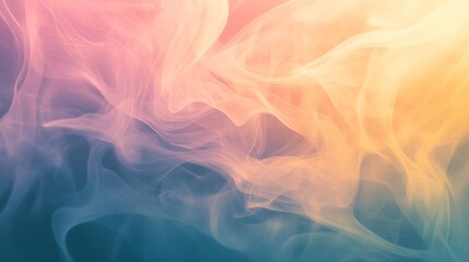 Fototapeta premium Abstract Swirling Smoke with Pastel Colors