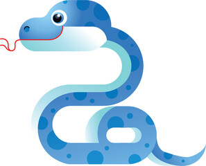 Snake, cartoon, illustration