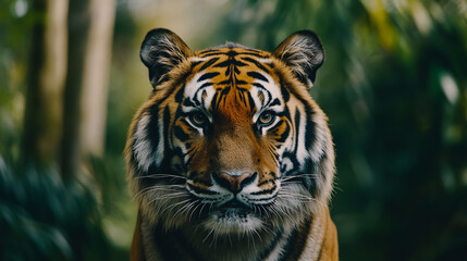 Majestic Bengal Tiger Portrait in the Wild