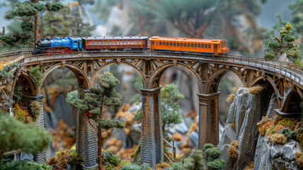 Obraz premium toy train