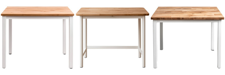 Simple Tables on Transparent Background