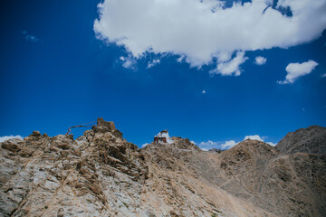 Namgyal Tsemo monastery in Leh, India. - Powered by Adobe