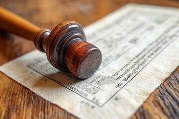 Public Notary Contract Document Stamp, Generative AI