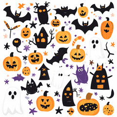 Halloween icon, Halloween sticker, Halloween wallpaper