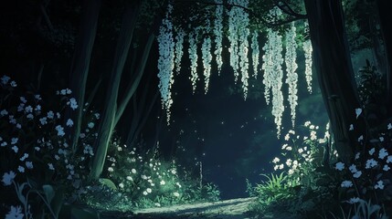 Obraz premium anime theme of landscape