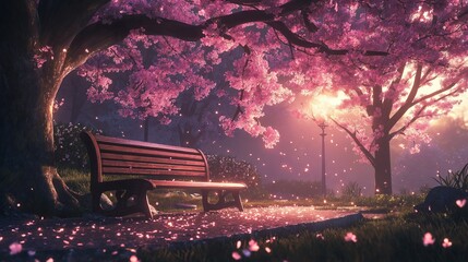 anime theme of landscape