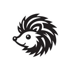 Cute Hedgehog Cartoon Animal Character Design