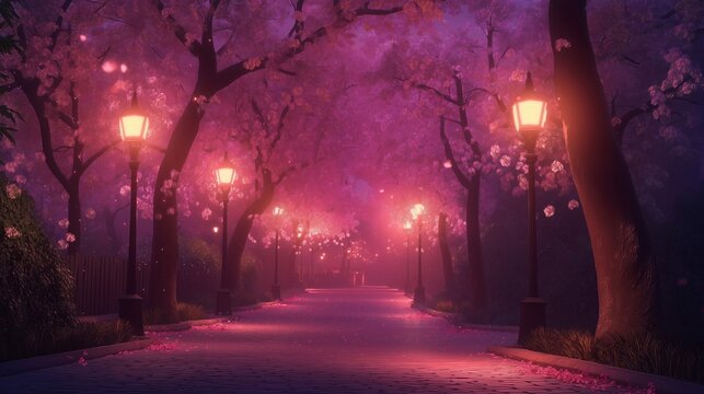 anime theme of landscape