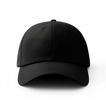 recommend clip art: Mockup cap on white background.