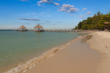 Sea Pier in Sihanoukville, Cambodia