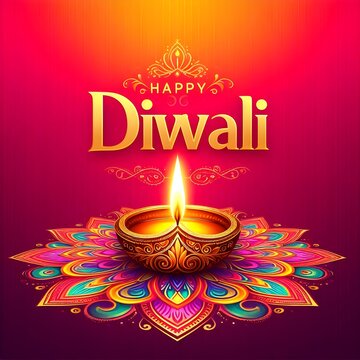 diwali festival design, social media diwali post