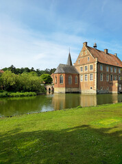 Fototapeta premium Castle Huelshoff, Havixbeck, North Rhine-Westphalia, Germany, Europe.