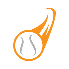 Baseball icon logo design
