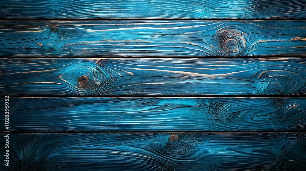 Poster turquoise wooden background with high resolution top view copy space : generative ai