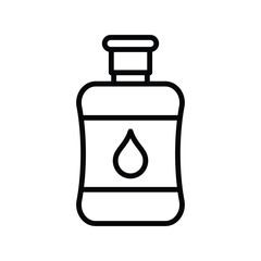 baby oil icon vector design template simple and clean