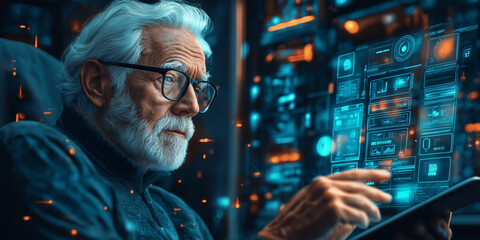 Senior Scientist Exploring Advanced Digital Data